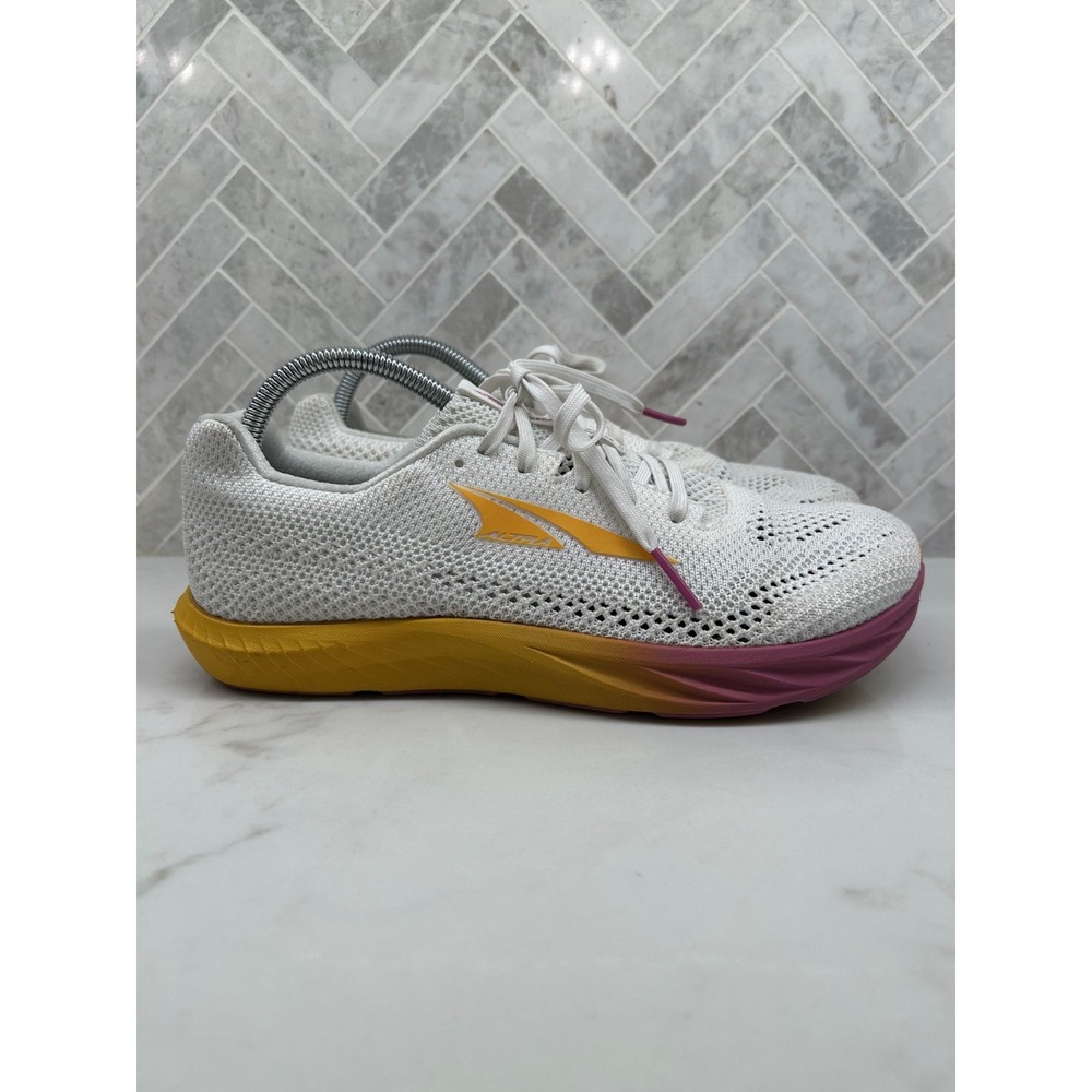 Altra Escalante Racer 2 Running Shoes Womens 9.5 White Orange Athletic Sneakers